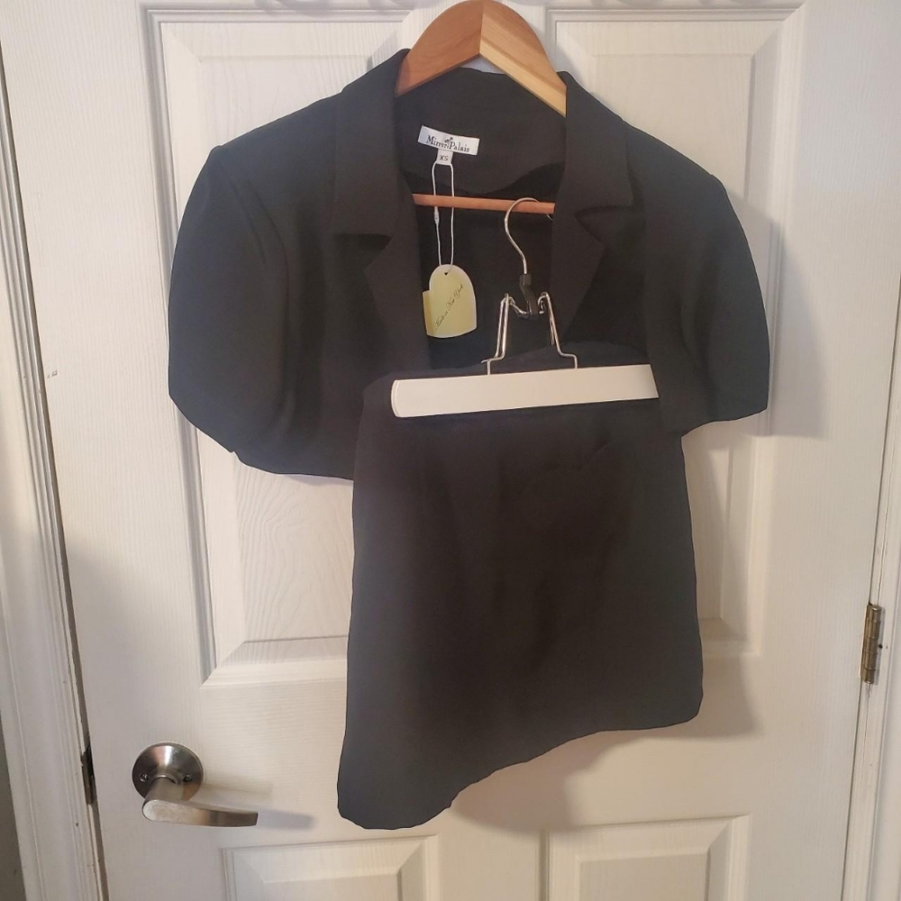 Mirror palais skirt and top set